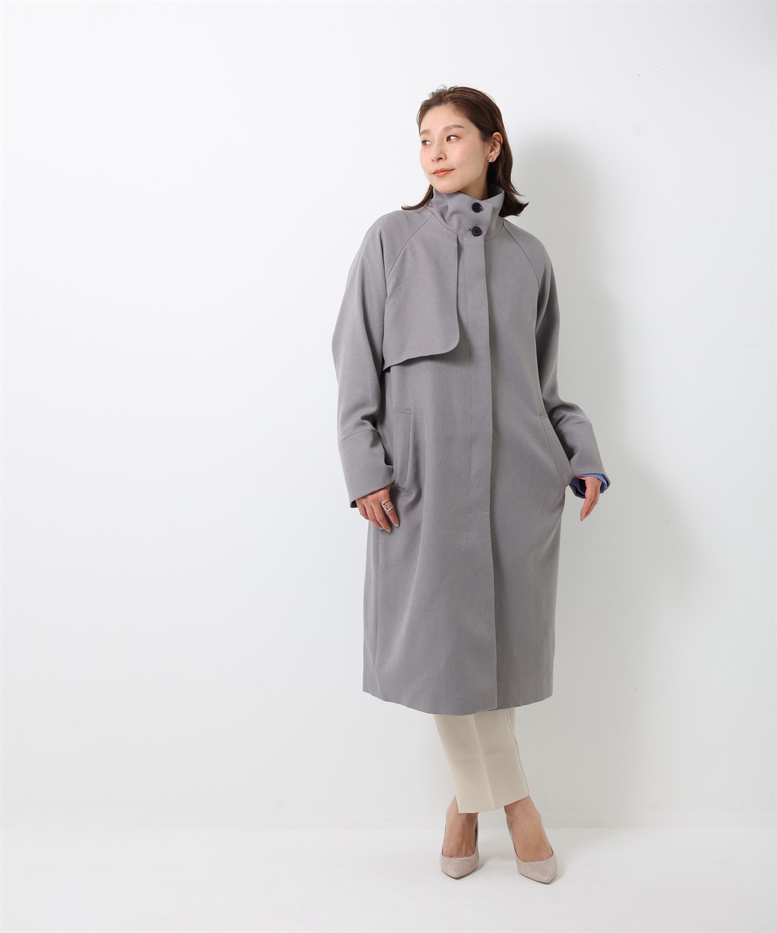 スタンドネックコート ONE'S TRUE｜クロスプラス公式通販サイト