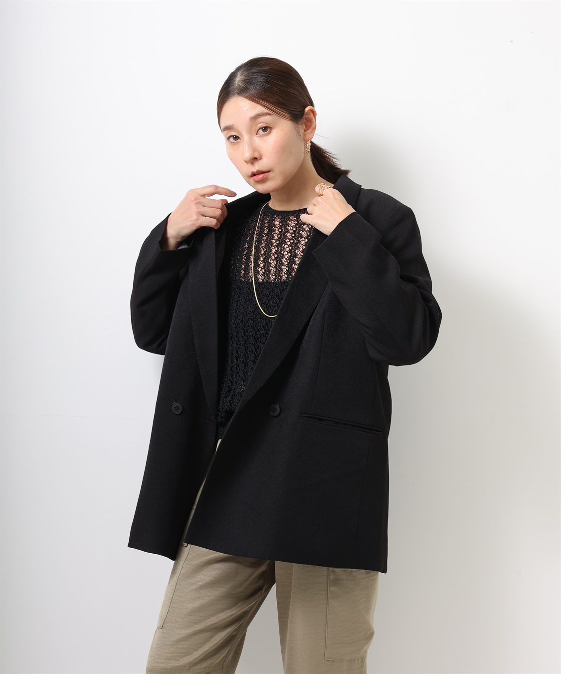 ONE‘S TRUE Wブレストジャケット_variation_1