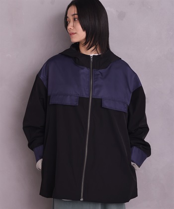 ONE‘S TRUE バイカラーパーカージャケット_variationthumb_1