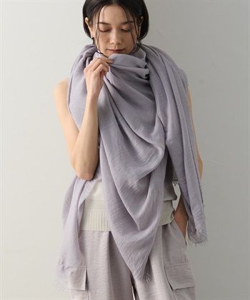 ストール(Ｌグレー-フリー)