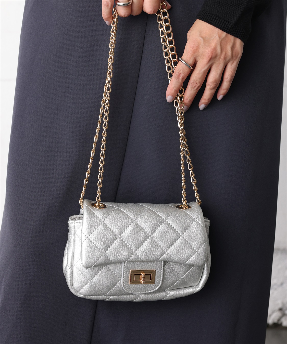 ONE‘S TRUE 合皮キルトBAG_main