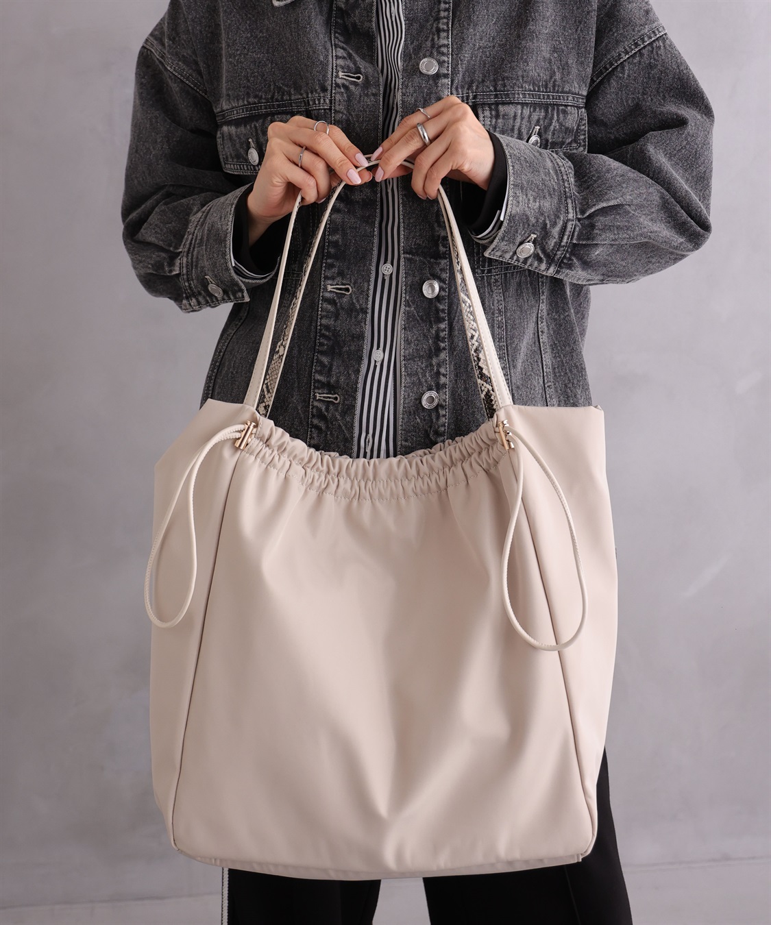 ONE‘S TRUE ドロストトートバッグ_variation_2