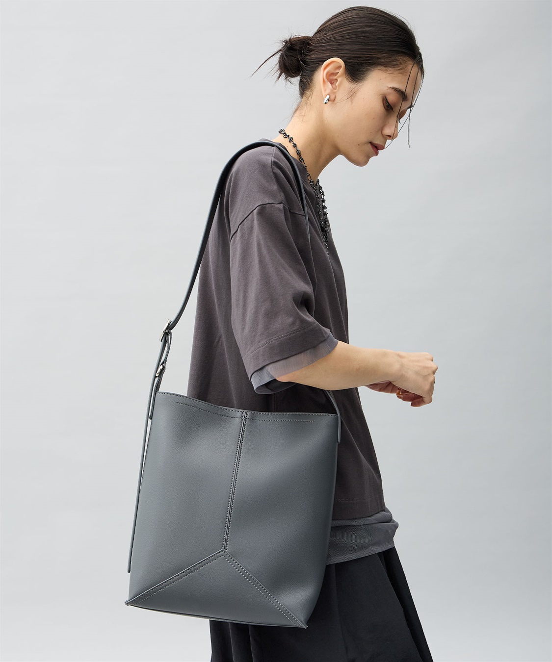 ONE‘S TRUE フェイクレザーBAG_main