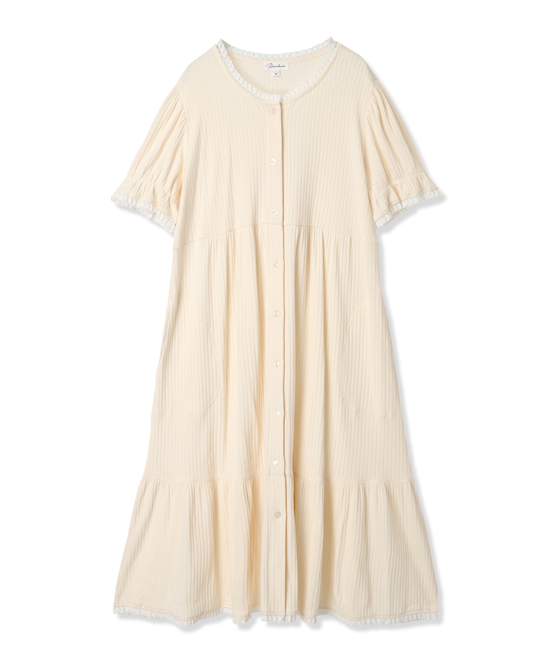 Rosemadame リブ&#215;レース　おそろママパジャマ（半袖）_variation_1