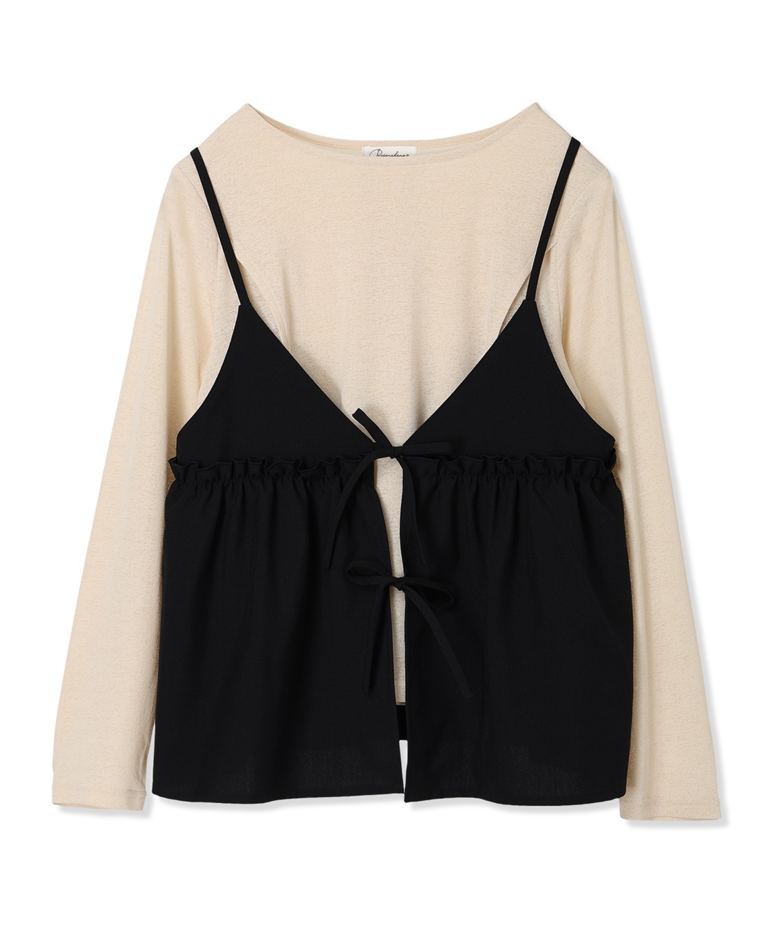 Rosemadame シアーカットソー&#215;フレアキャミセット(マタニティ&amp;授乳服）授乳口付き 授乳楽々 妊婦服 産前・産後対応_variation_2