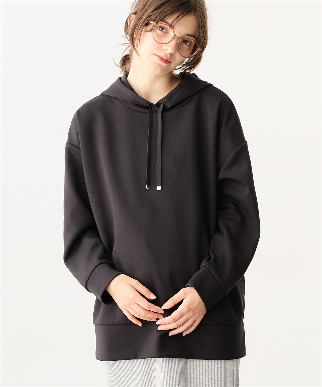 Rosemadame 【セットアップ可】ダンボールパーカートップス(マタニティ&amp;授乳服）授乳口付き 授乳楽々 妊婦服 産前・産後対応_variation_3