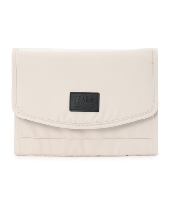 【撥水】ハジカル母子手帳ケース(アイボリー-FREE)