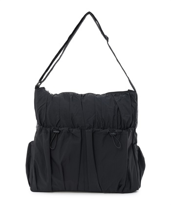 楽ショルPlus/マザーズバッグ(ブラック-FREE)