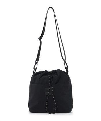 楽ショルmini/マザーズバッグ(ブラック-FREE)