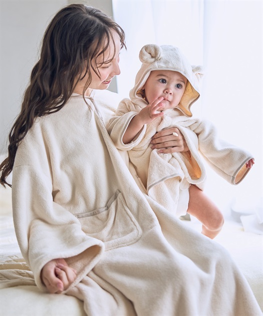 親子バスローブ３点セット マタニティ バスローブ セット 親子 ギフト プレゼント 出産祝い トート付き 出産準備 ベビー バスローブワンピ お風呂 入浴 ペアルック バスタイム 男の子 女の子 バス