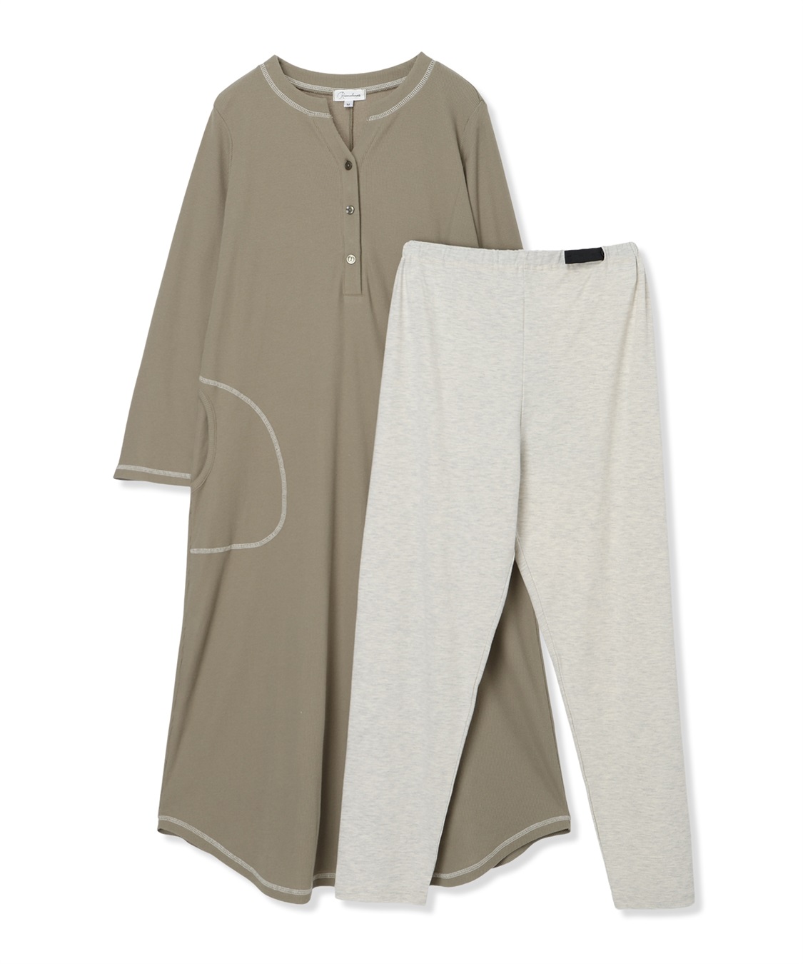 Rosemadame 【親子でお揃い】ワッフルパジャマ_variation_2