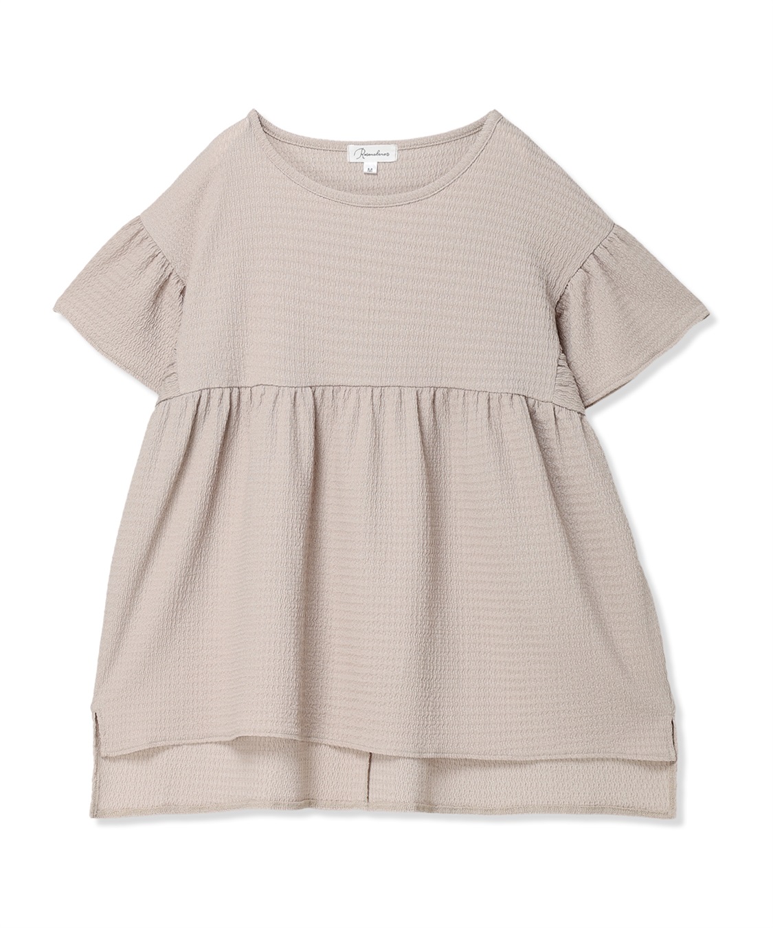 Rosemadame ゆったりフリル袖 カットジャガードブラウス（マタニティ/授乳服）セット 授乳口付き 授乳楽々 妊婦服 産前・産後対応_variation_3