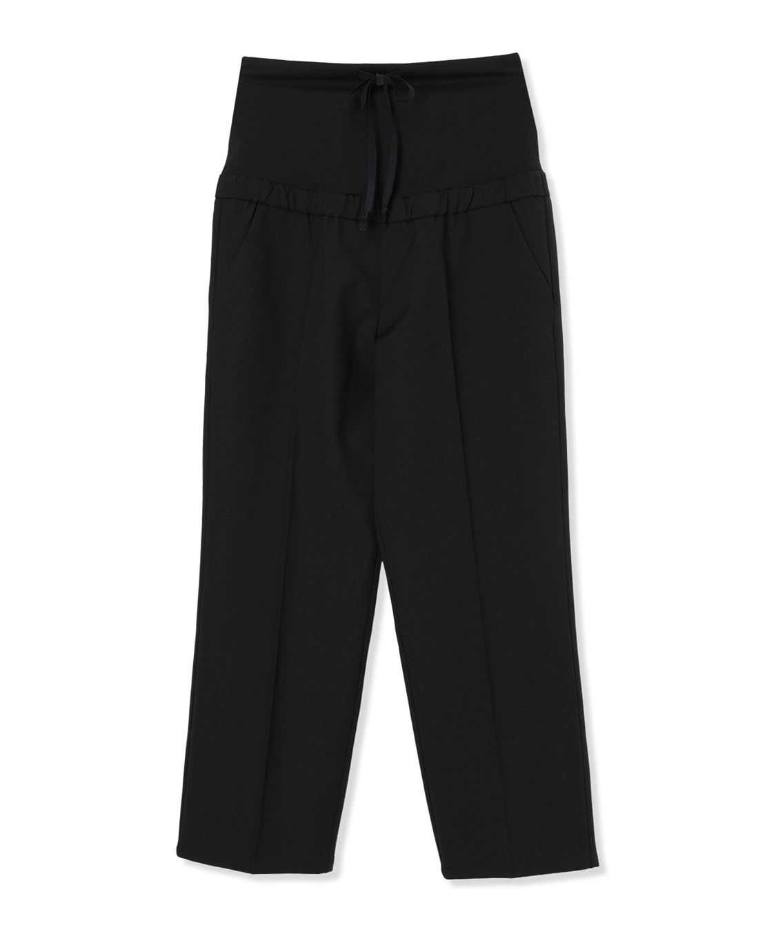 Rosemadame 麻調タックワイドパンツ（マタニティ/ 妊婦服）産前・産後対応_variation_1