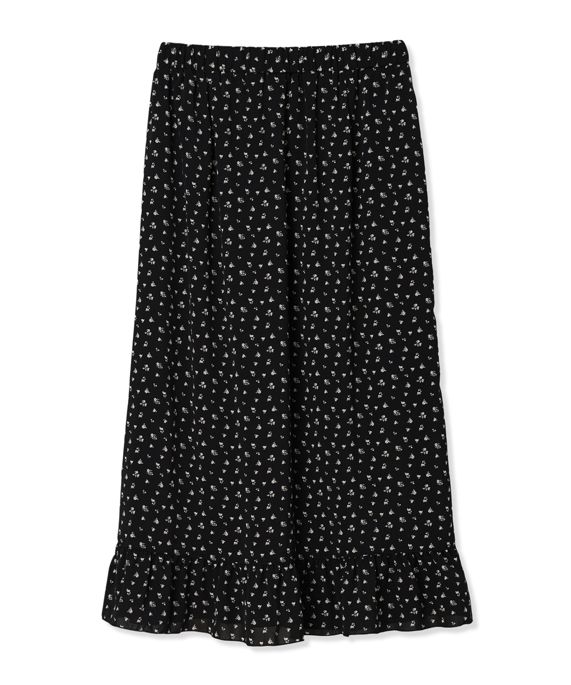 Rosemadame レトロフラワー フリルスカート/マタニティスカート（マタニティ/授乳服) 妊婦服 産前・産後対応_variation_1