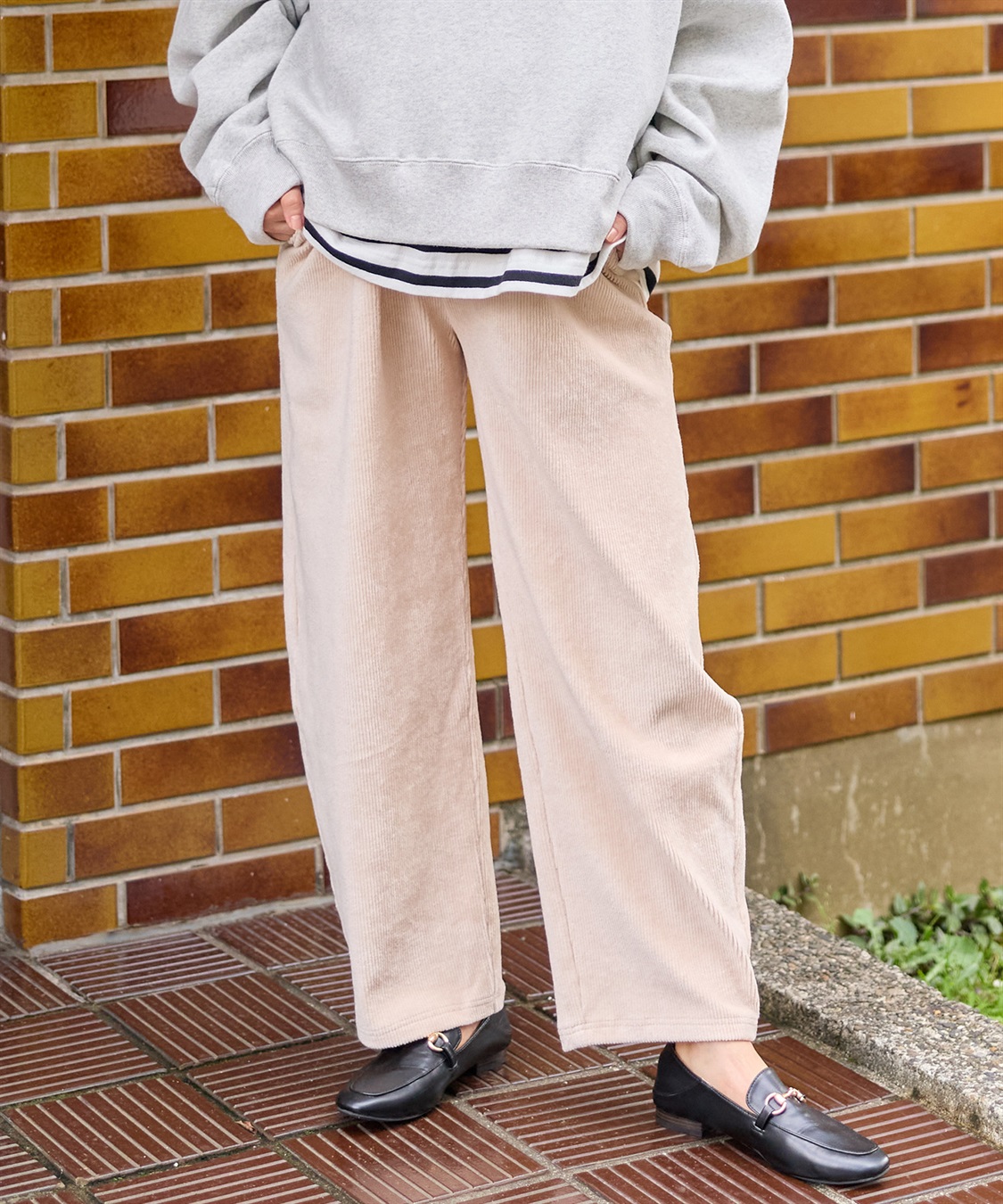 Rosemadame ストレッチ コーデュロイ バレルパンツ _variation_3