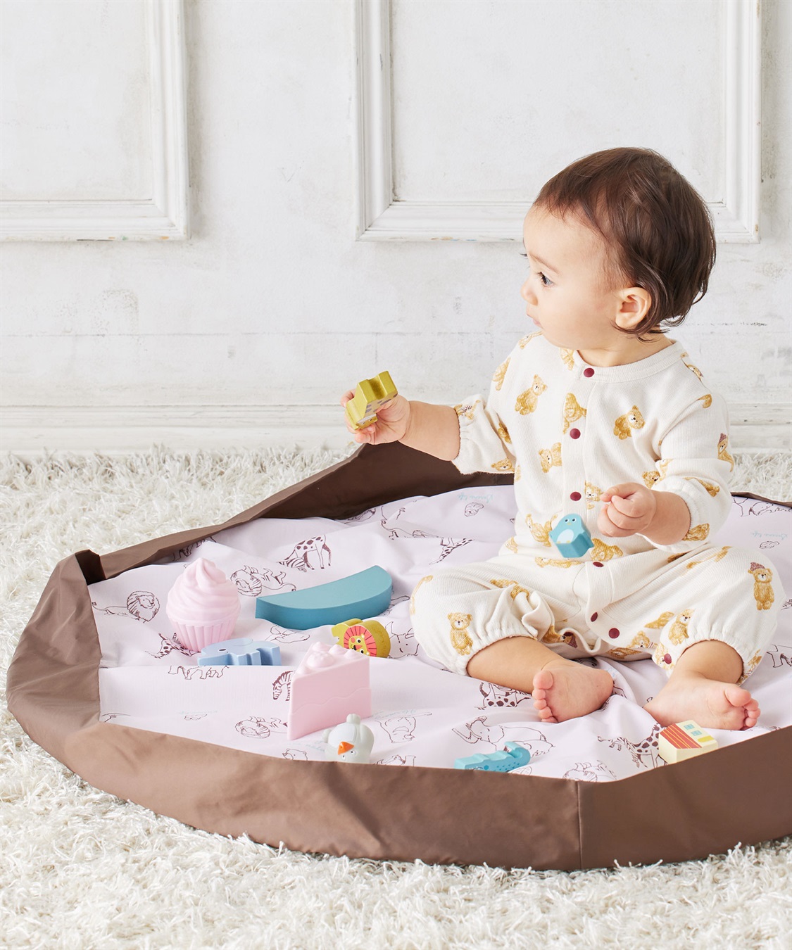 Rosemadame 遊べて片付けかんたん！トイラップバッグ／プレイマット_main