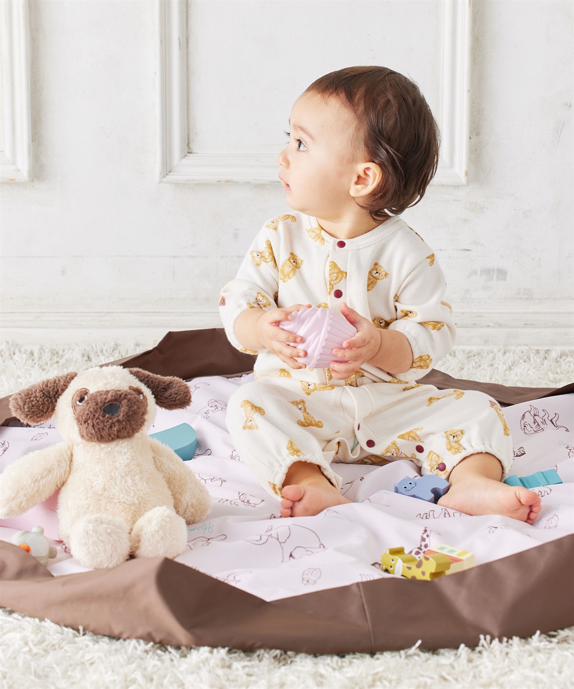 Rosemadame 遊べて片付けかんたん！トイラップバッグ／プレイマット_variation_1