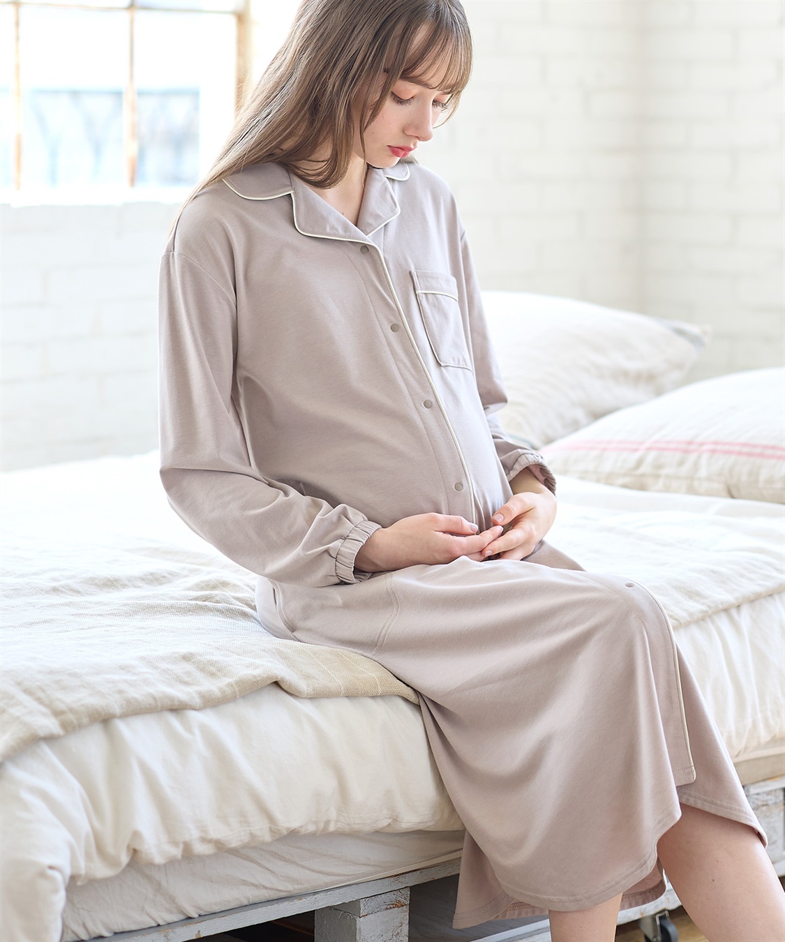 Rosemadame 帝王切開でも使えるネグリジェ/パジャマ_variation_2