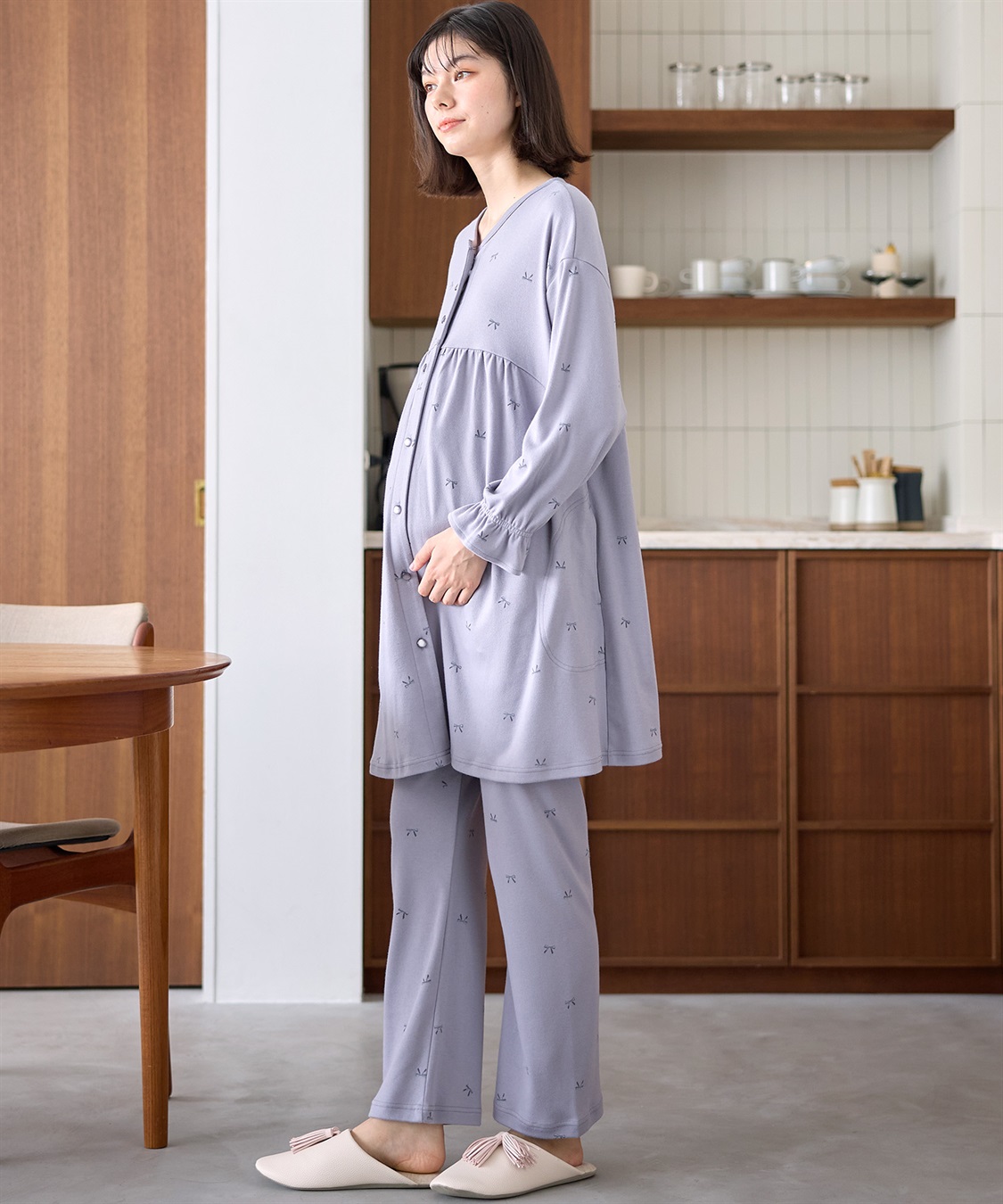 Rosemadame T/Cスムースリボン柄パジャマ_variation_3