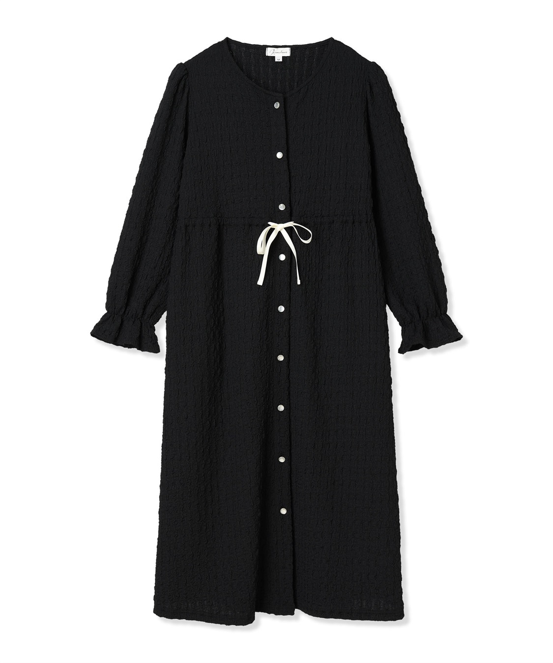 Rosemadame ふくれシャーリングリボンネグリジェ/ ワンピースパジャマ(産前・産後対応 マタニティ＆授乳服 ルームウェア)_variation_1