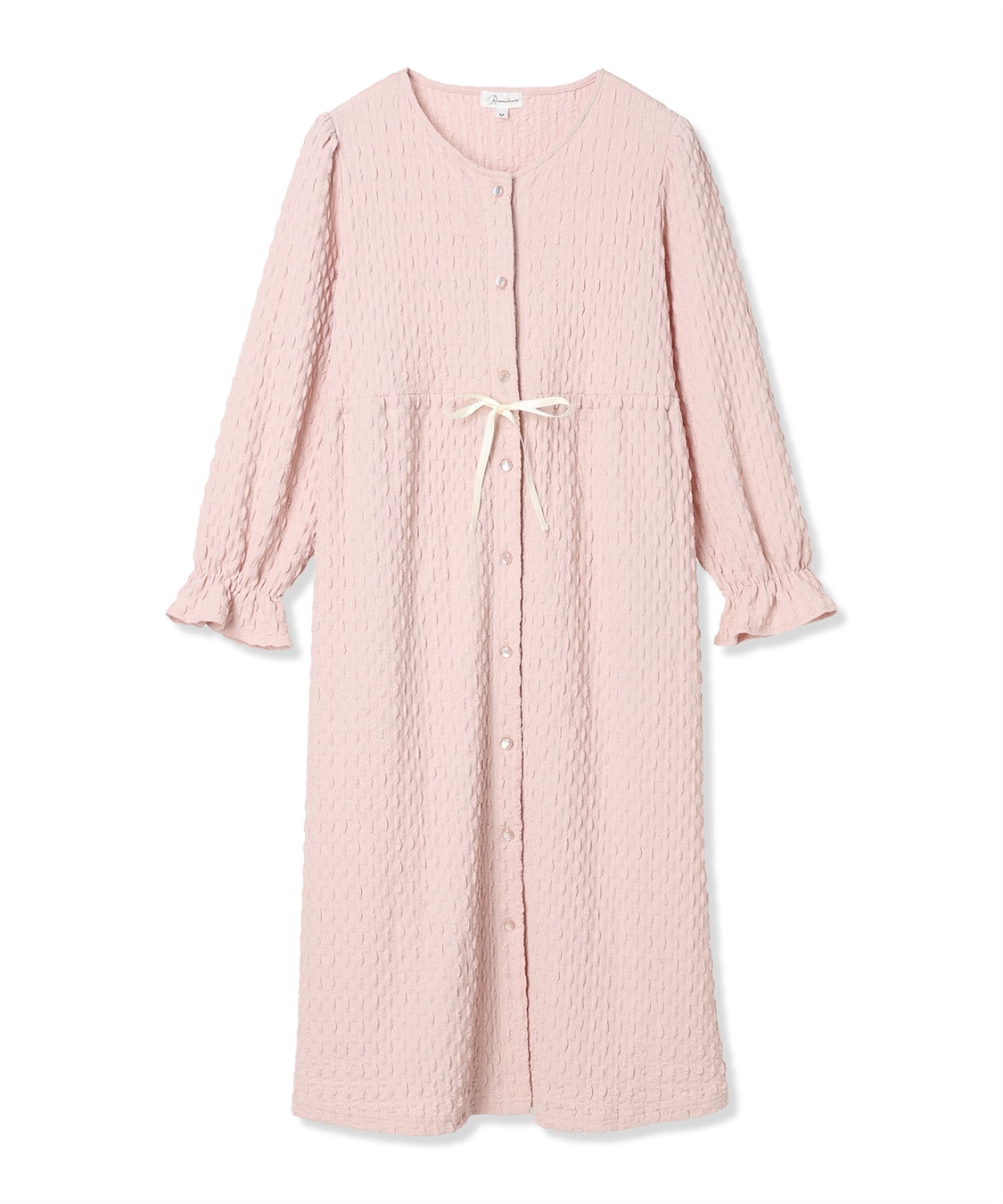 Rosemadame ふくれシャーリングリボンネグリジェ/ ワンピースパジャマ(産前・産後対応 マタニティ＆授乳服 ルームウェア)_variation_2