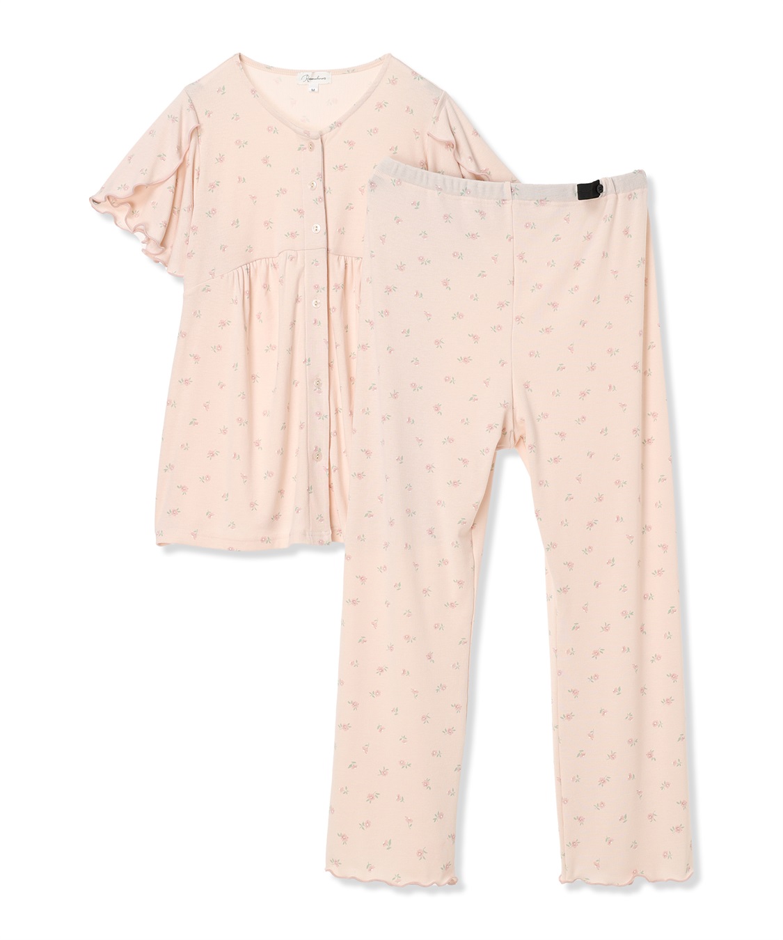 Rosemadame ストレッチリブ小花柄パジャマ_variation_2