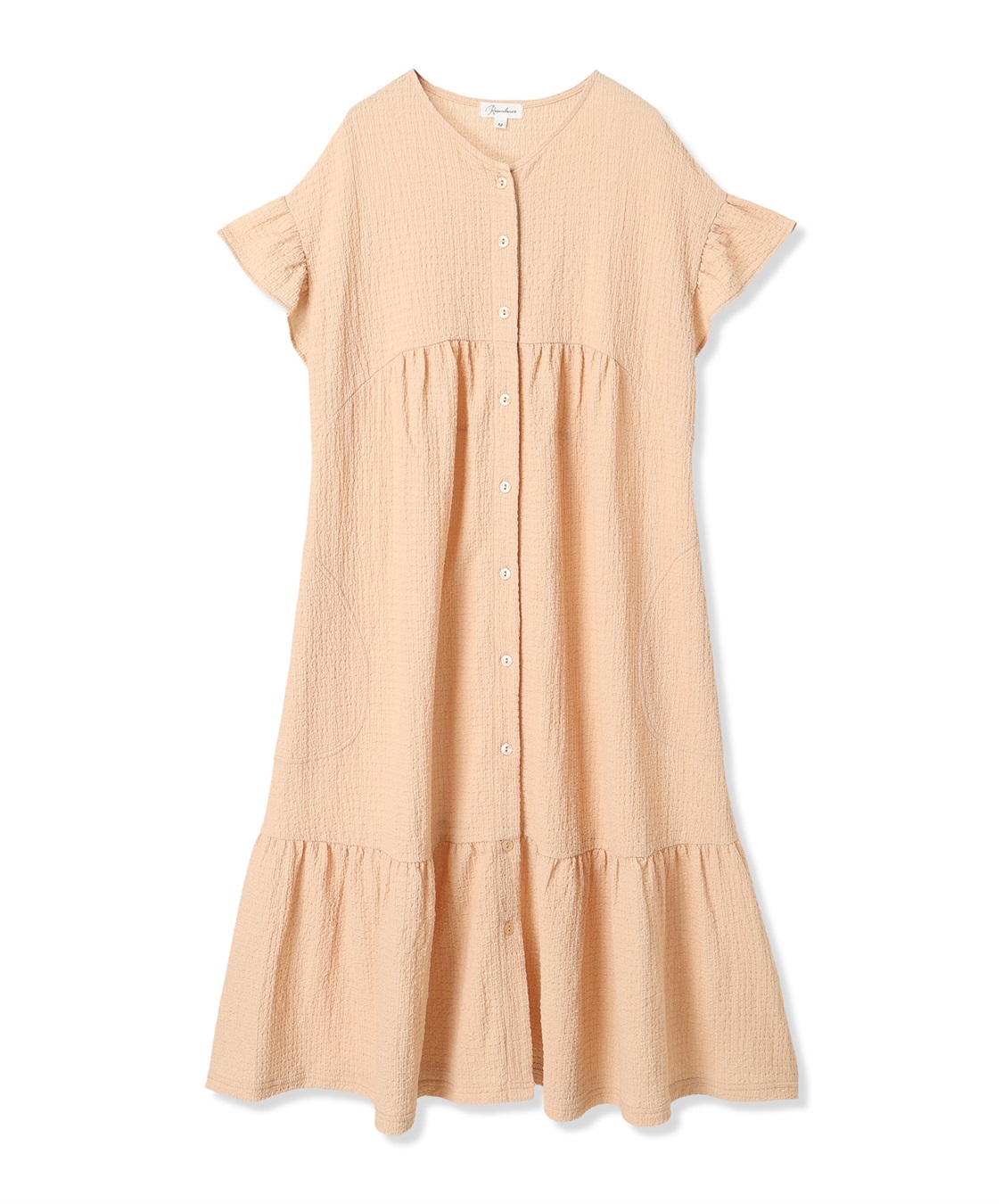 Rosemadame シャーリング ジャガードネグリジェ/ ワンピースパジャマ(産前・産後対応 マタニティ＆授乳服 ルームウェア)_variation_1