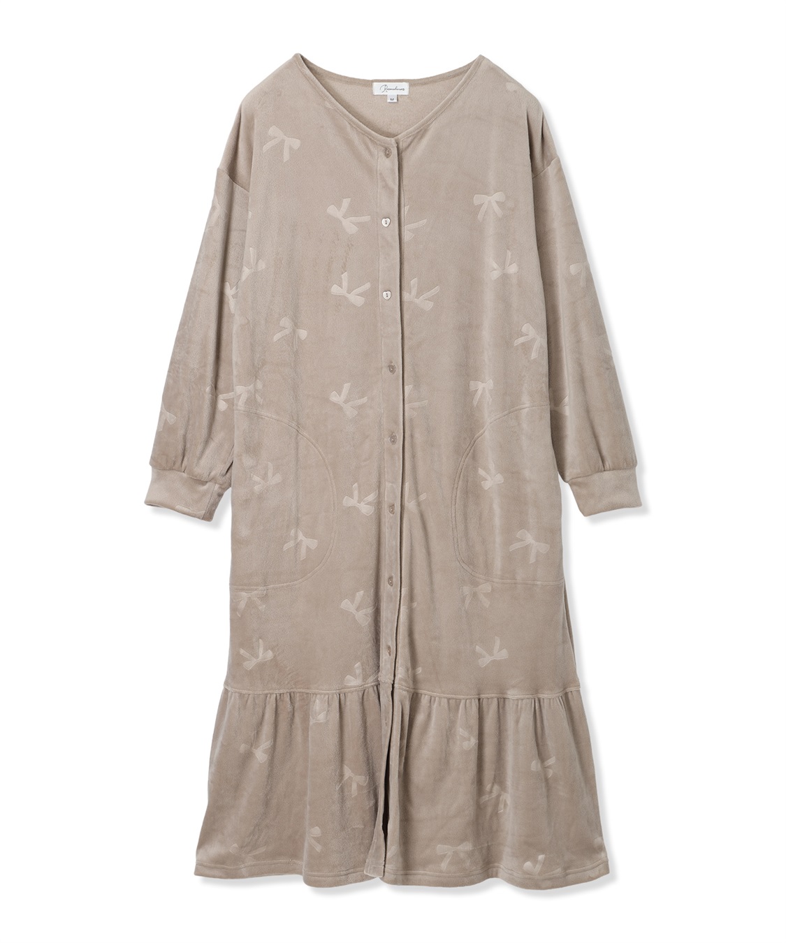 Rosemadame ベロアリボンエンボスネグリジェ（マタニティ/ 妊婦服）授乳楽々 妊婦服 産前・産後対応_variation_3