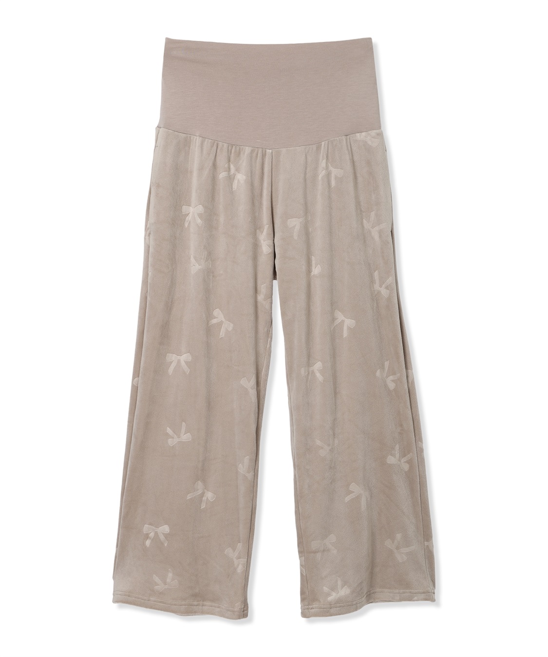 Rosemadame ベロアリボンエンボスルームパンツ（マタニティ/ 妊婦服）産前・産後対応_variation_3