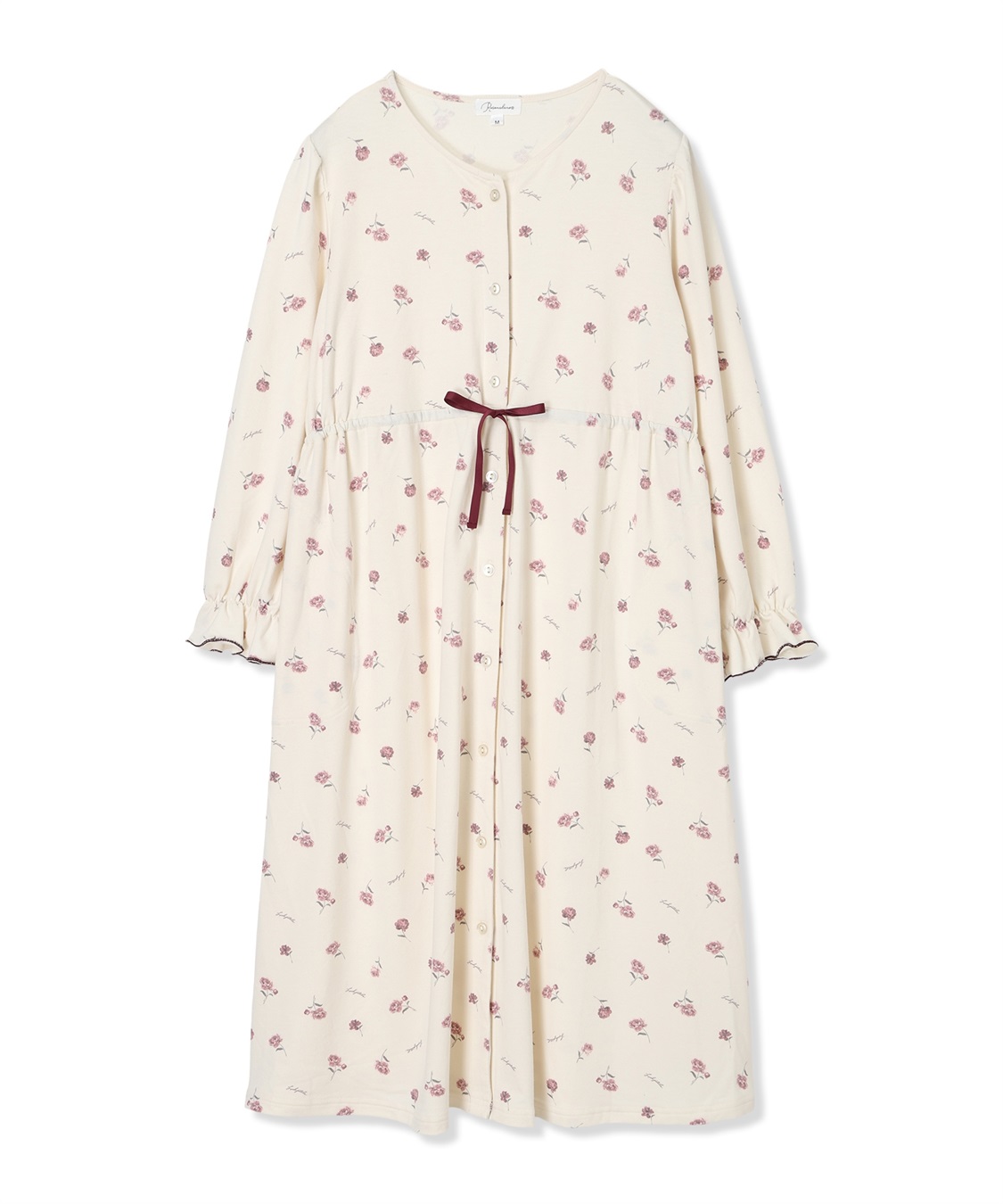 Rosemadame レトロフラワーネグリジェ/ワンピースパジャマ/ルームウェア（マタニティ/授乳服）授乳楽々 妊婦服 産前・産後対応_variation_1