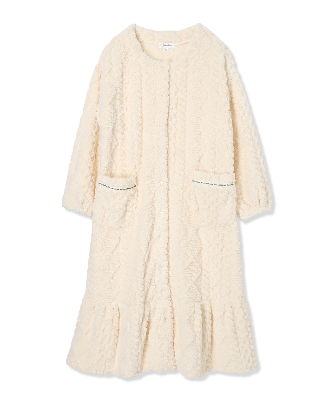 Rosemadame ｹｰﾌﾞﾙ柄ﾌﾘｰｽﾈｸﾞﾘｼﾞｪ_variation_1