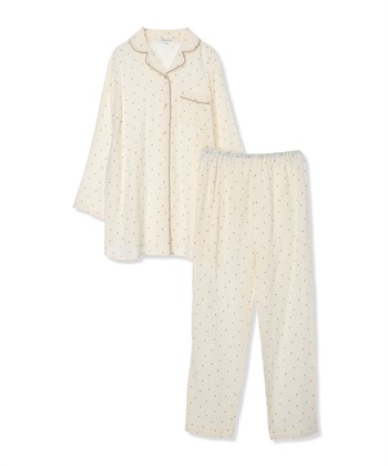 Rosemadame Ｗガーゼハート柄パジャマ（マタニティ/ 妊婦服）授乳楽々 妊婦服 産前・産後対応_variationthumb_3