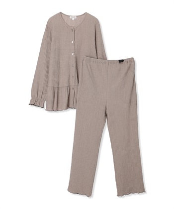 Rosemadame ポコポコジャガード配色メロウパジャマ（マタニティ/ 妊婦服）授乳楽々 妊婦服 産前・産後対応_variationthumb_2