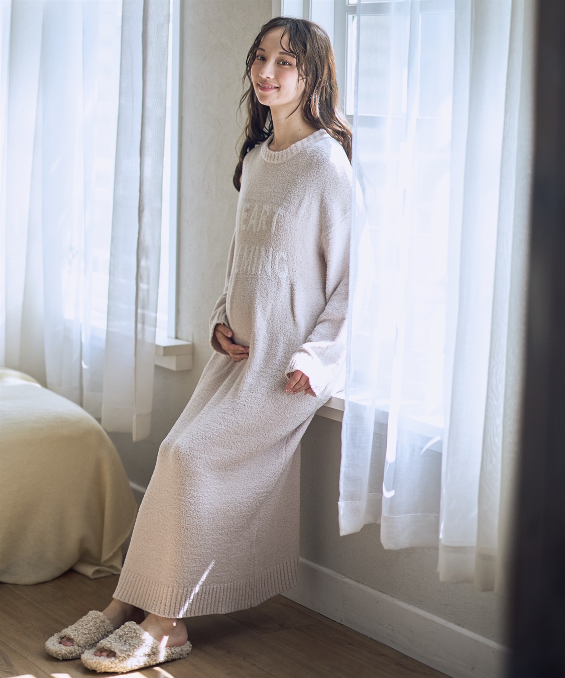 Rosemadame モコモコニットルームワンピース_main