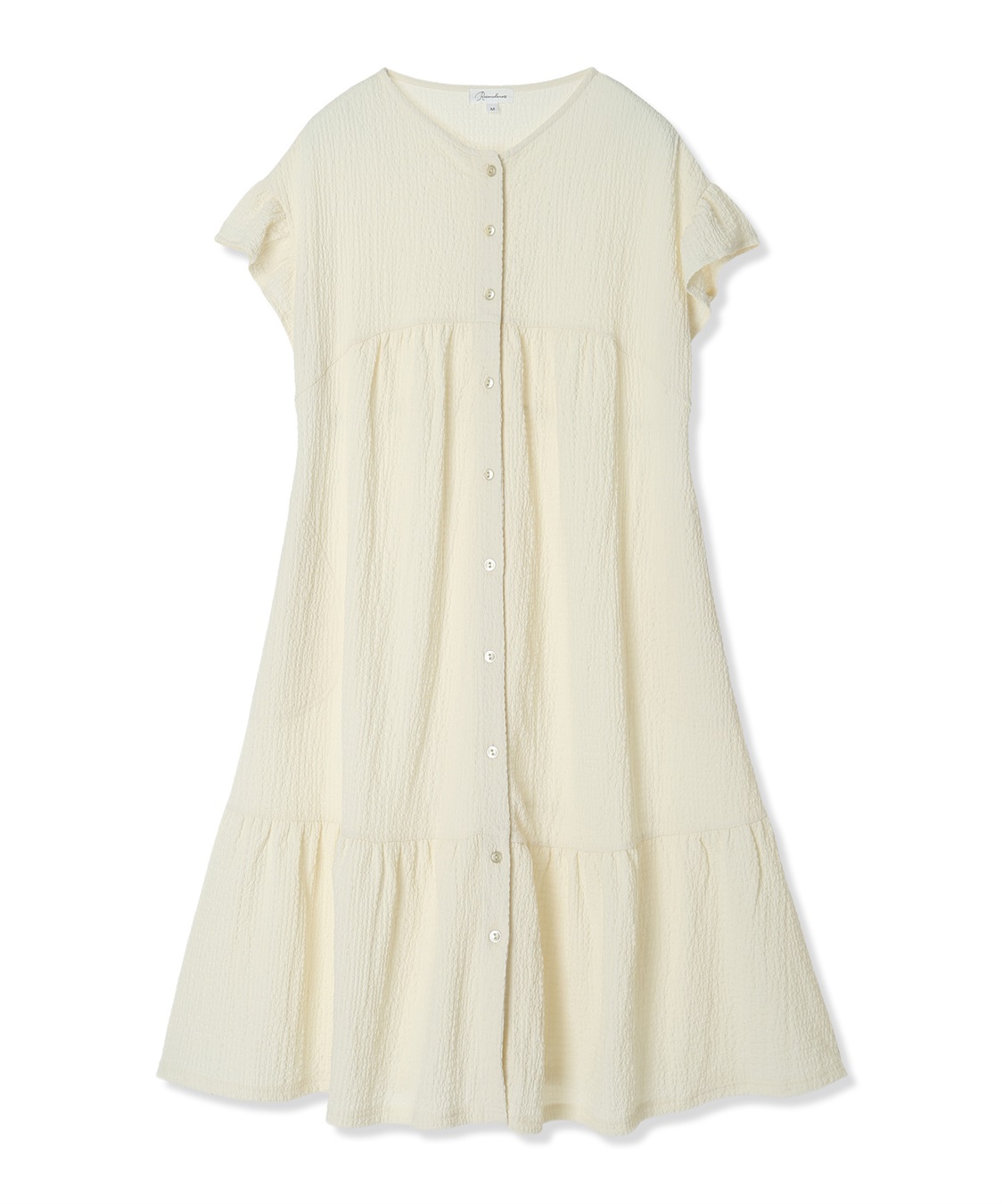 Rosemadame ふくれジャガードネグリジェ/マタニティパジャマ ワンピースパジャマ（マタニティ/ 妊婦服）授乳楽々 妊婦服 産前・産後対応_variation_1