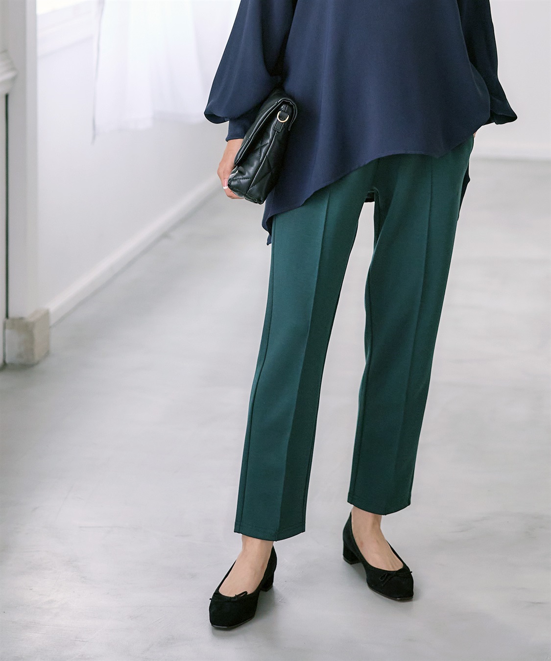 Rosemadame ダンボールテーパードパンツ(産前・産後対応 マタニティウェア)_variation_3