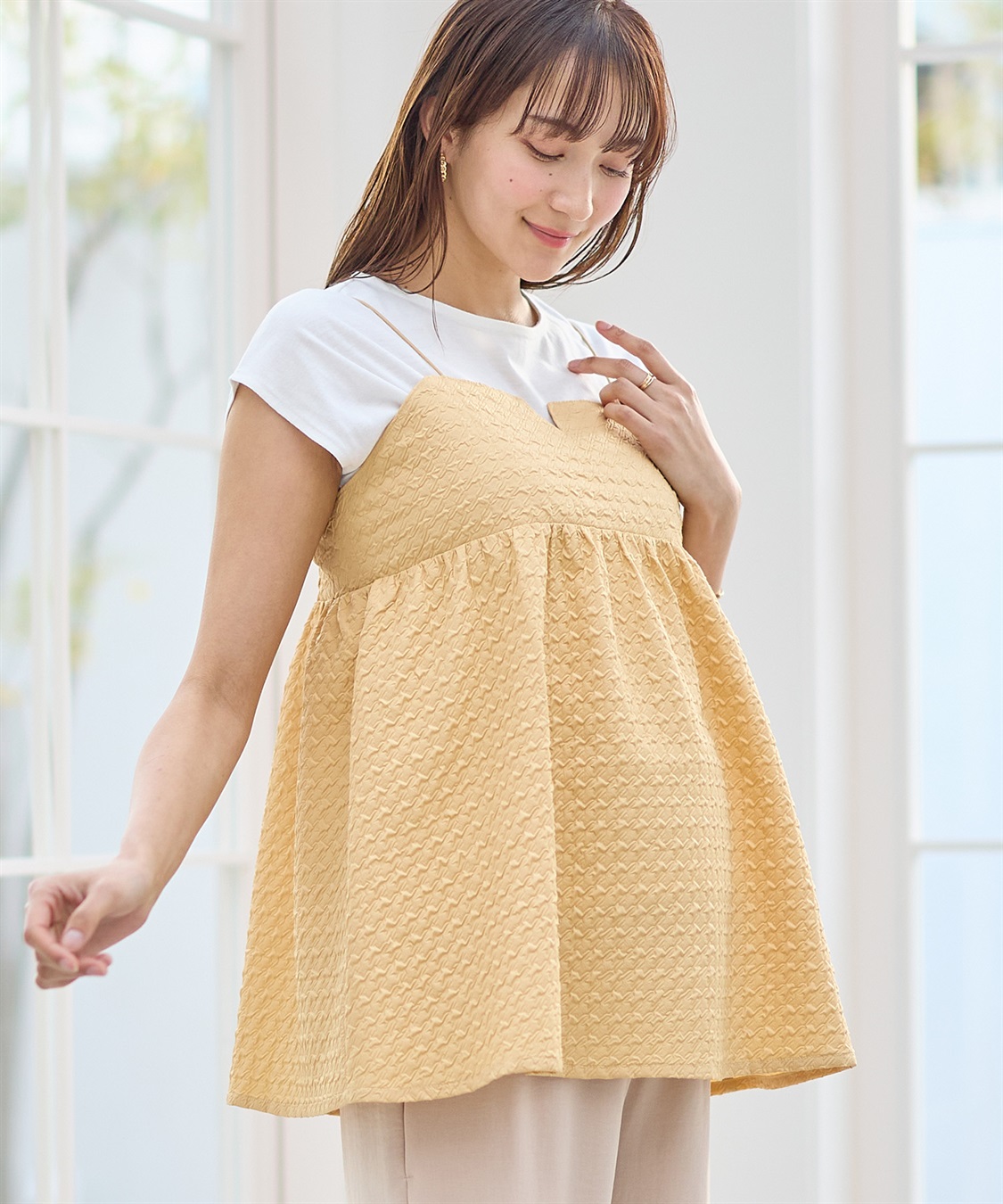 Rosemadame 千鳥格子チュニック&#215;トップスアンサンブル_variation_3