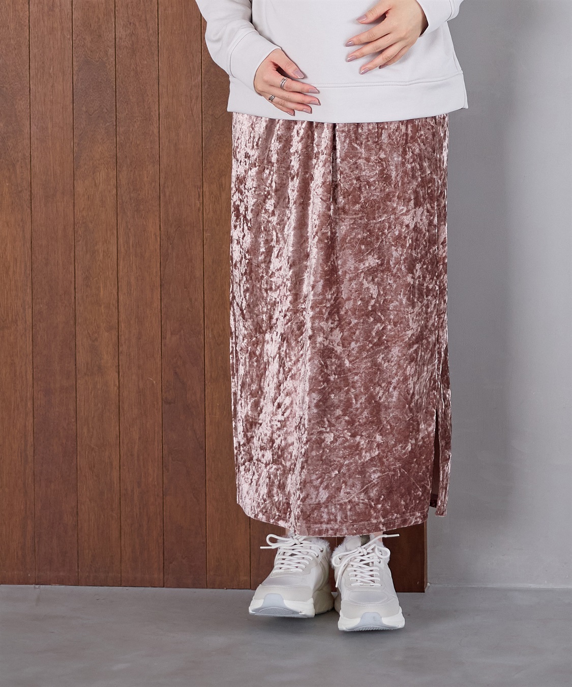 Rosemadame クラッシュベロアナロースカート_variation_2