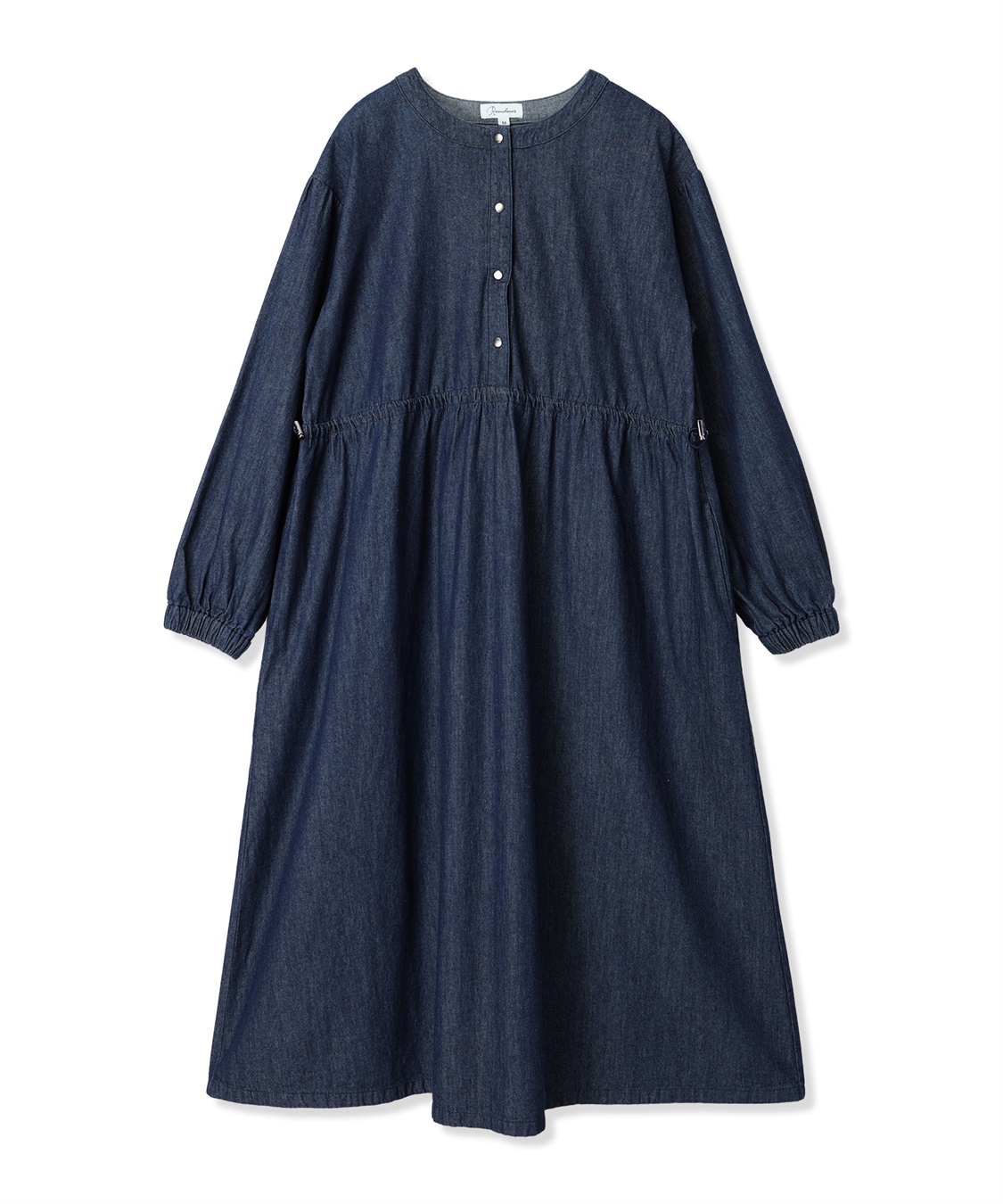 Rosemadame デニム・ナイロンドローコードワンピ_variation_1