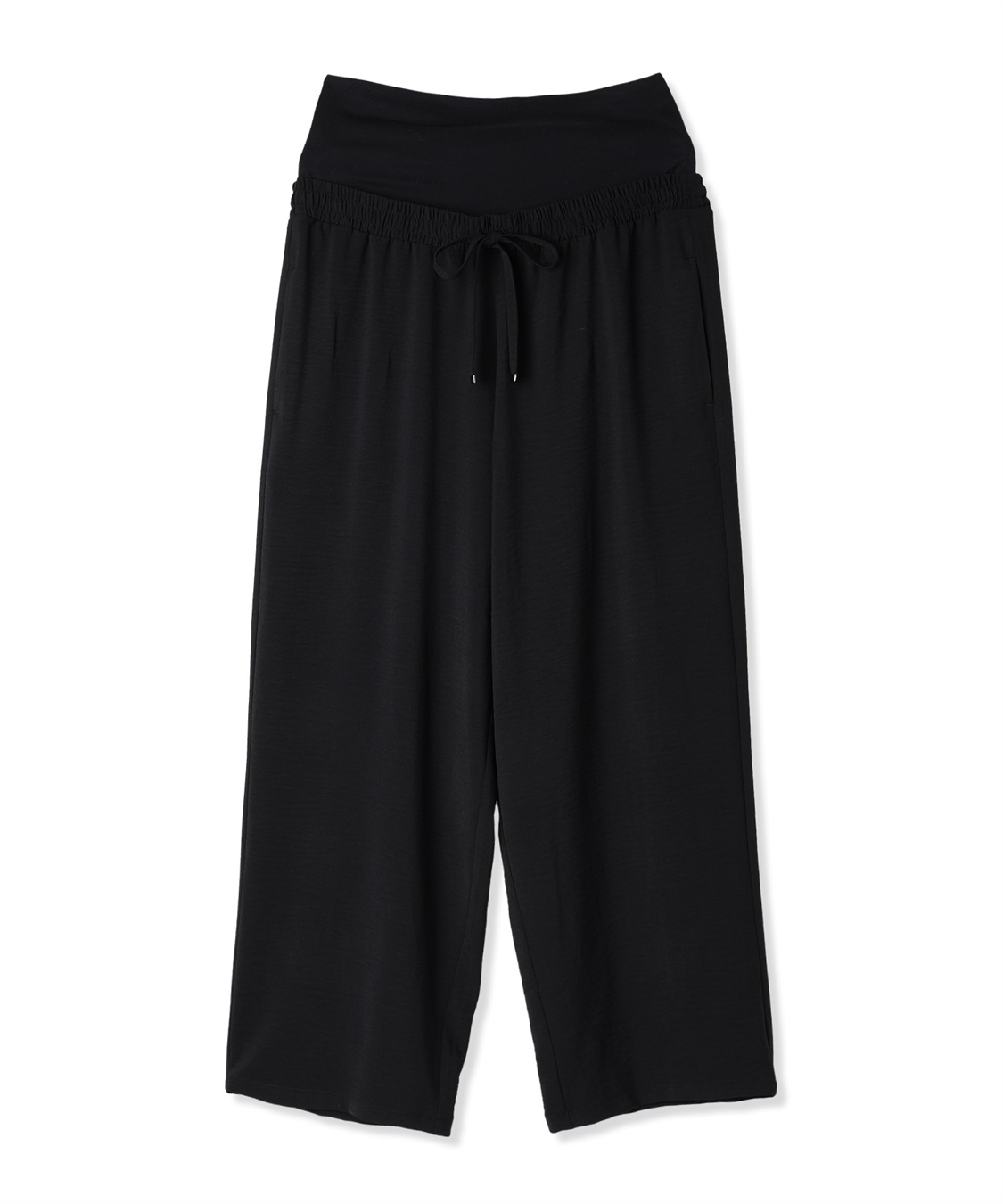 Rosemadame 接触冷感デニム・麻調合繊　ワイドストレートパンツ_variation_1