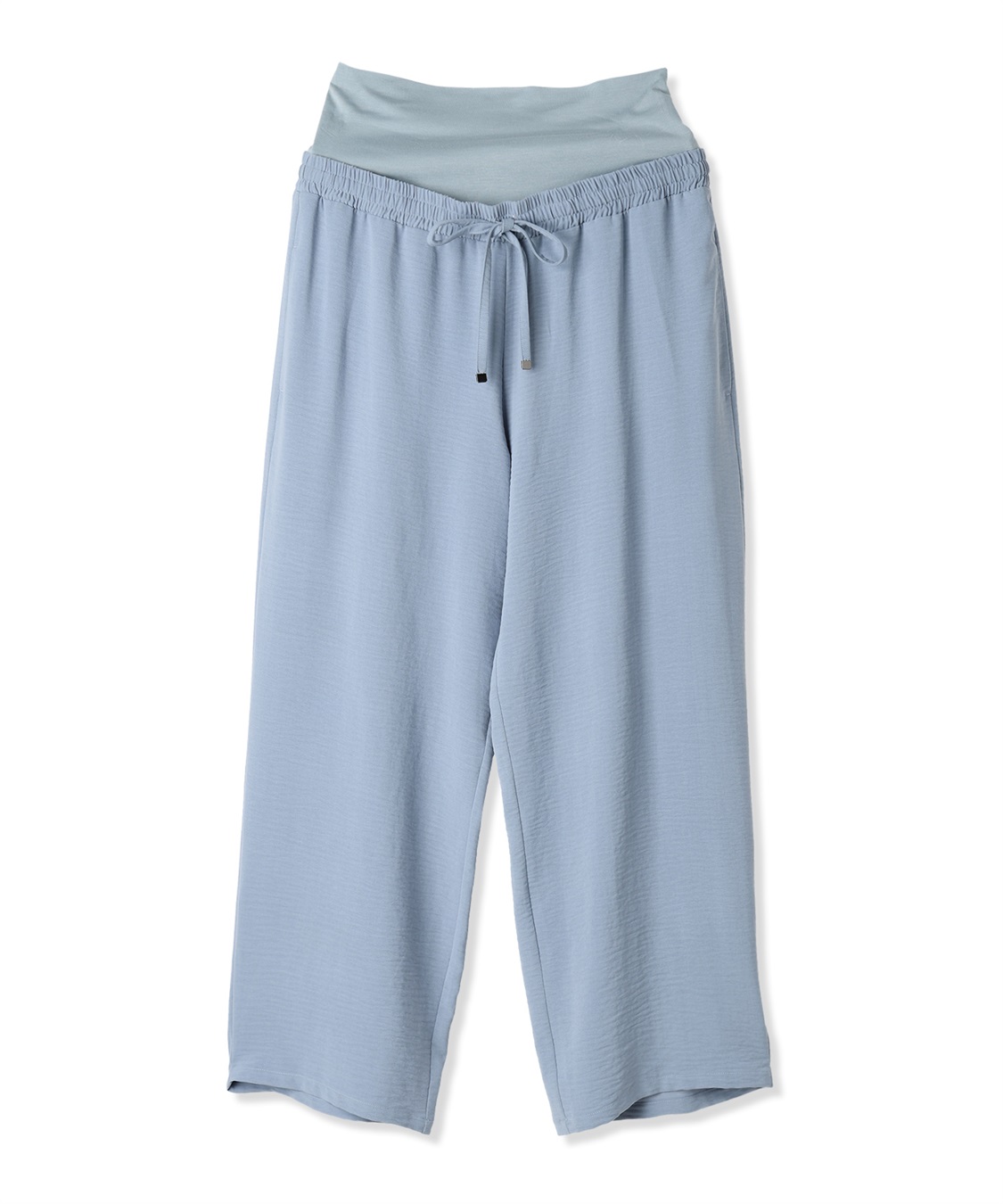 Rosemadame 接触冷感デニム・麻調合繊　ワイドストレートパンツ_variation_2