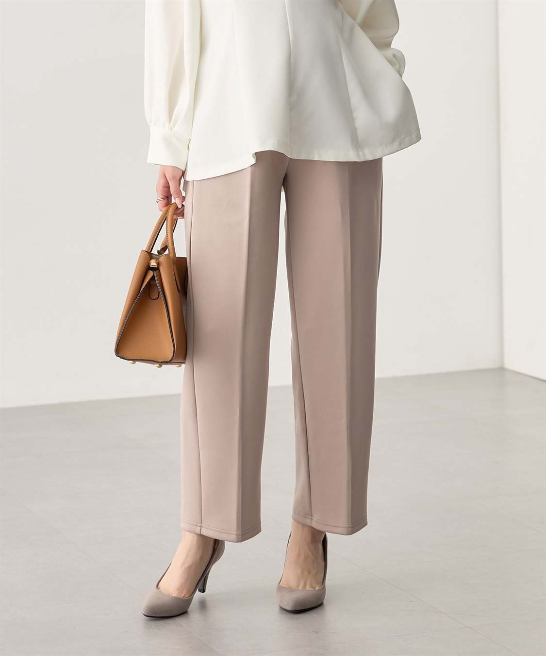 Rosemadame スポンジージャージーテーパードパンツ（マタニティ/ 妊婦服）産前・産後対応_main