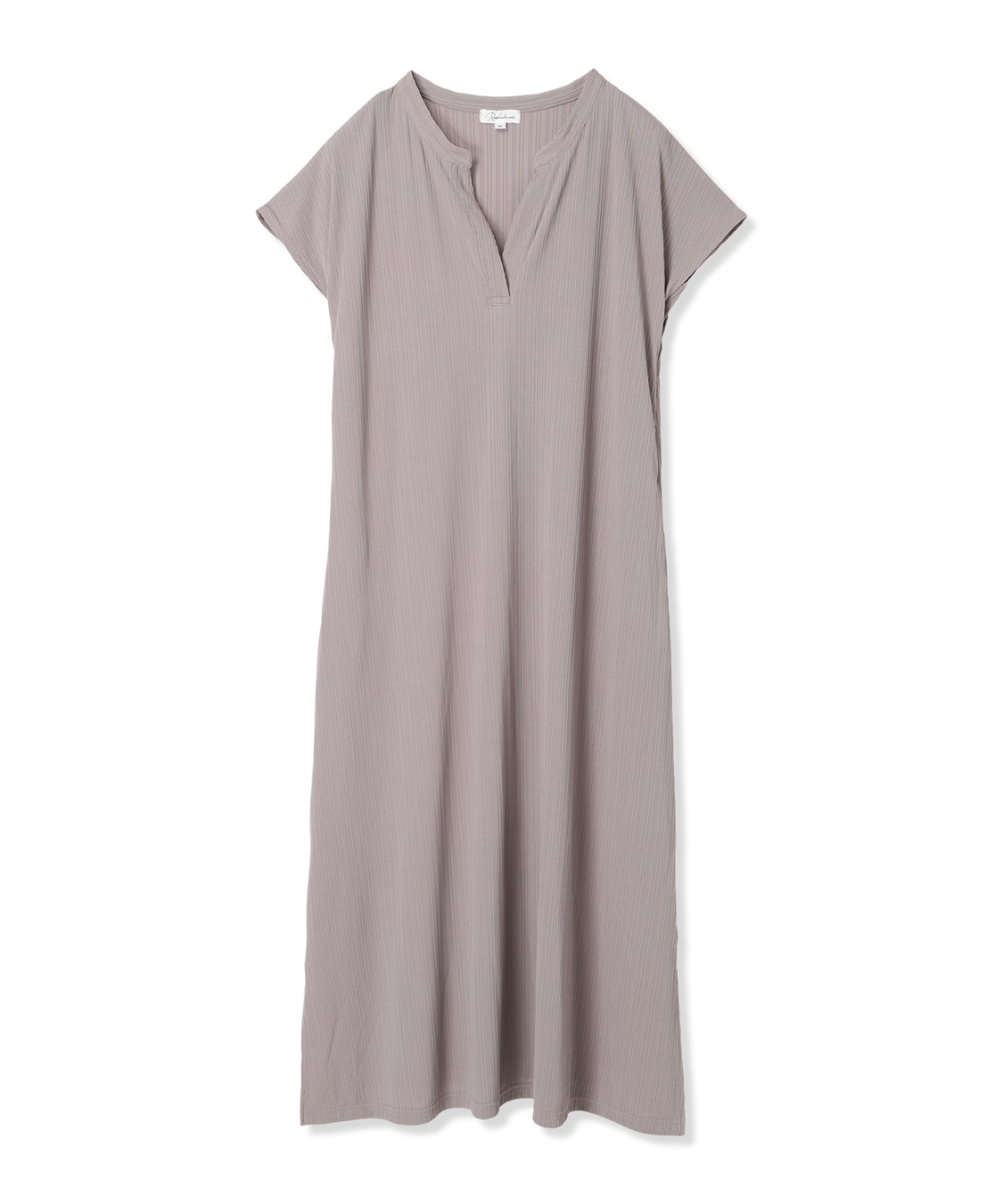 Rosemadame ランダムテレコ フレンチスリーブワンピース（マタニティ/授乳服）授乳口付き 授乳楽々 妊婦服 産前・産後対応_variation_2