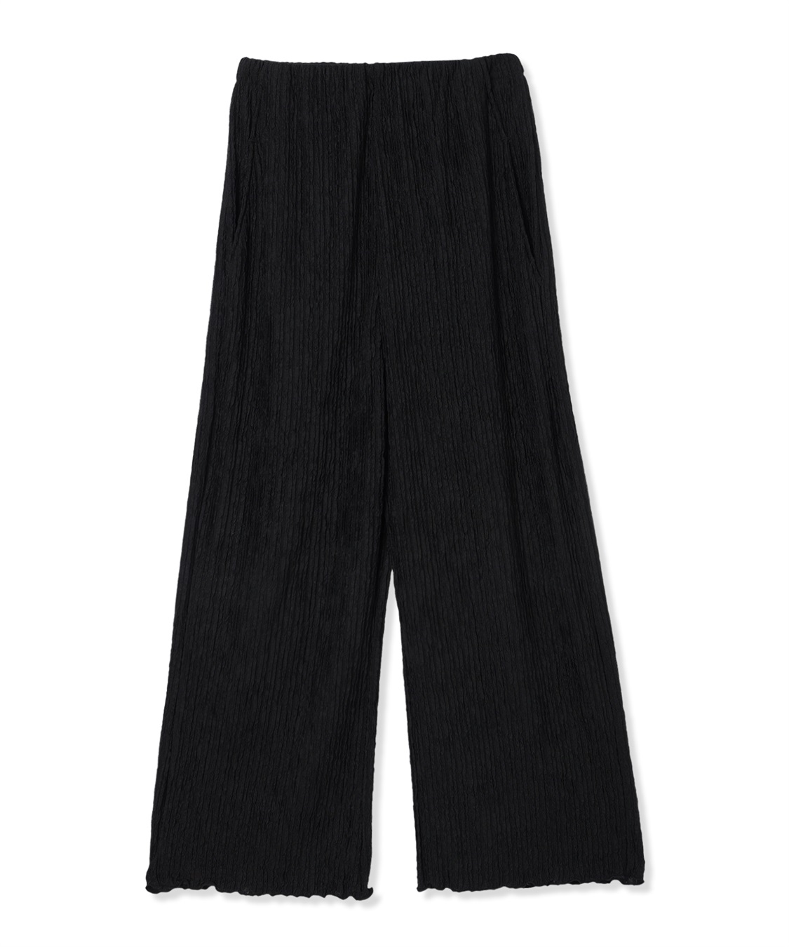 Rosemadame ストライプジャガードワイドパンツ（マタニティ～産後）妊婦服 産前・産後対応_variation_1