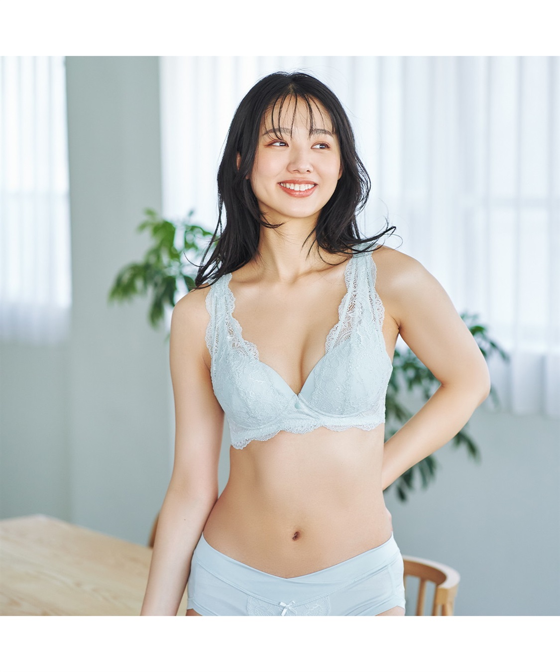 Rosemadame ストレッチレース即授乳ブラジャー　妊婦　産前産後妊婦　出産準備　マタニティ　産前産後　授乳ブラ　マタニティブラ　キレイめレース　クロスオープン　脇流れ防止　前ホック　モールドカップ　4段階ホック　授乳_variation_4