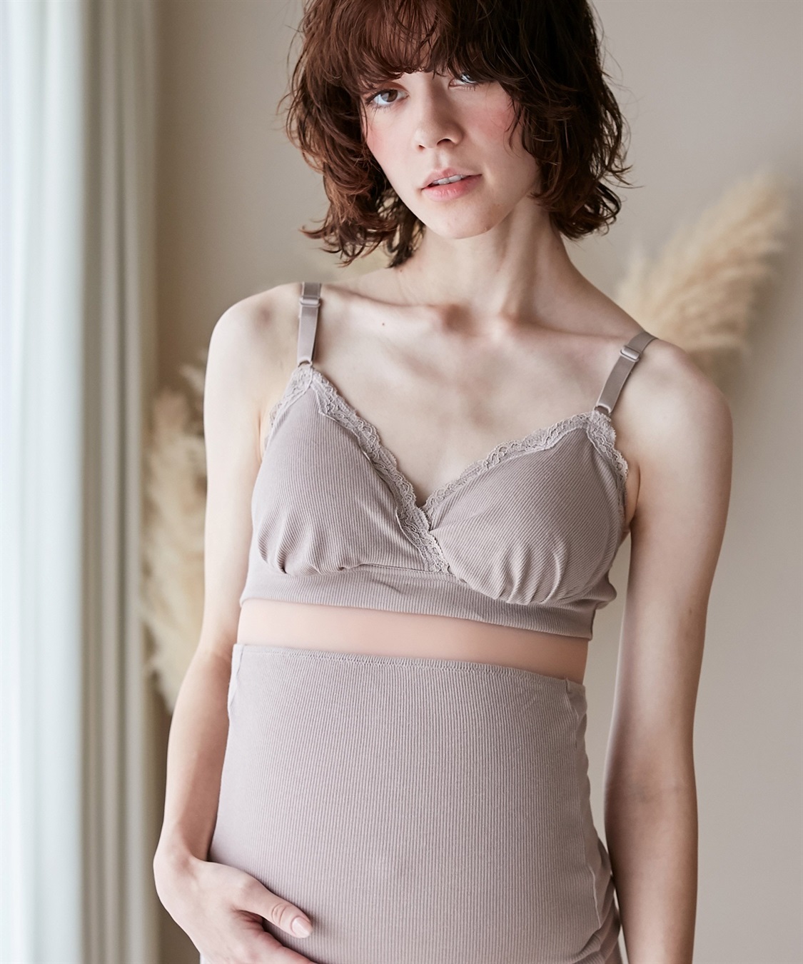 Rosemadame マタニティから産後まで使える リブレース授乳らくらくブラ（マタニティ/授乳服）入院準備 出産準備 産前 産後_main