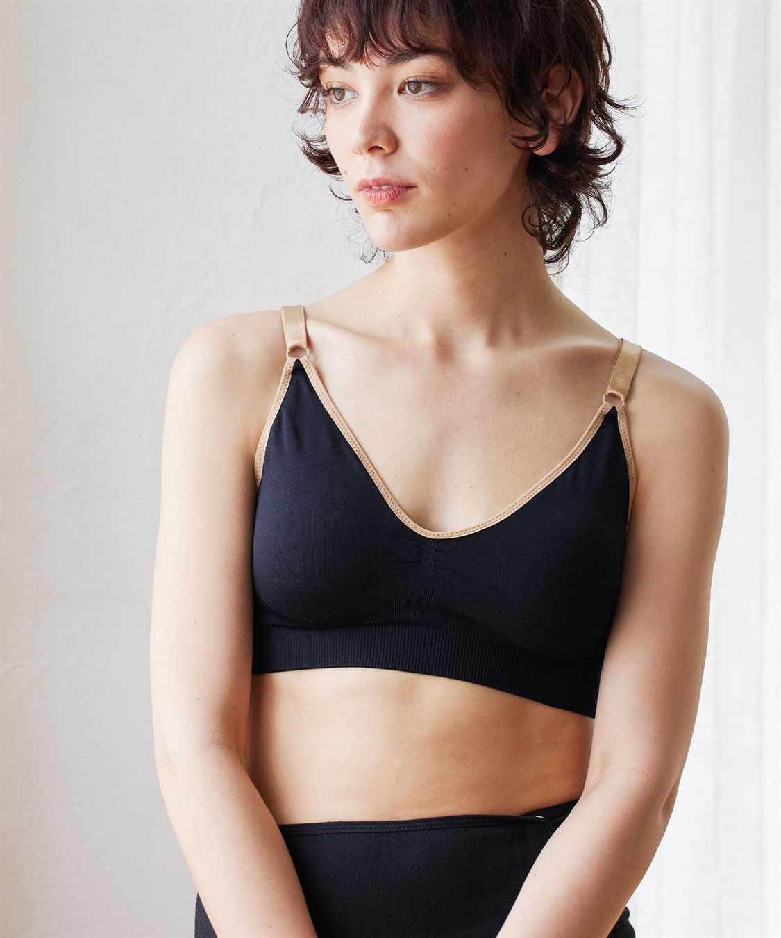 Rosemadame ぐーんと伸びてストレスフリー シームレス成型編マタニティ&amp;授乳ブラ_variation_1