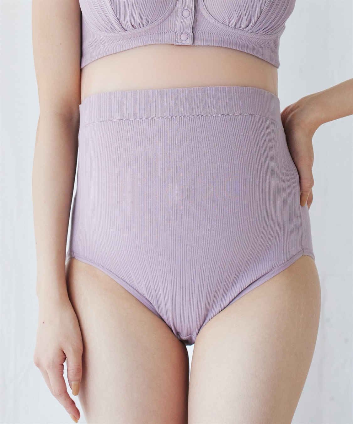 Rosemadame ランダムリブマタニティショーツ（マタニティ/授乳服）入院準備 出産準備 産前 産後_variation_3