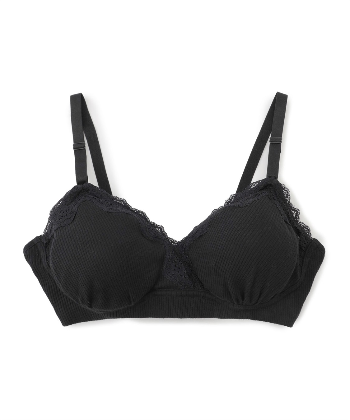 Rosemadame リブレース 授乳マタニティブラジャー（綿/コットン/授乳楽々 妊婦服 産前・産後対応）_variation_2