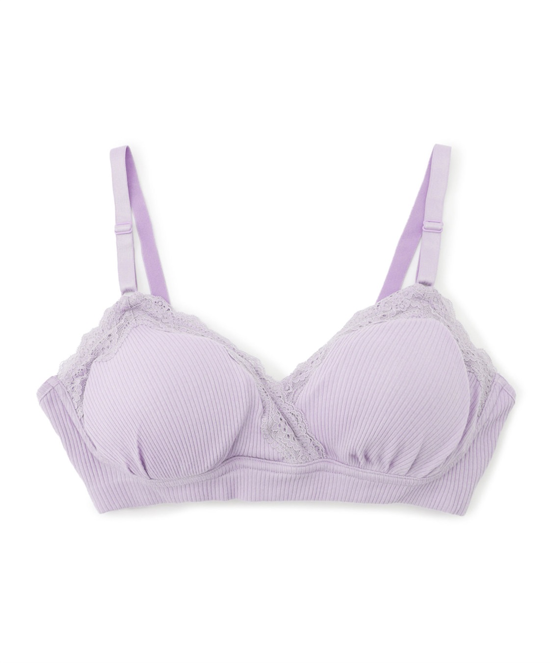 Rosemadame リブレース 授乳マタニティブラジャー（綿/コットン/授乳楽々 妊婦服 産前・産後対応）_variation_4